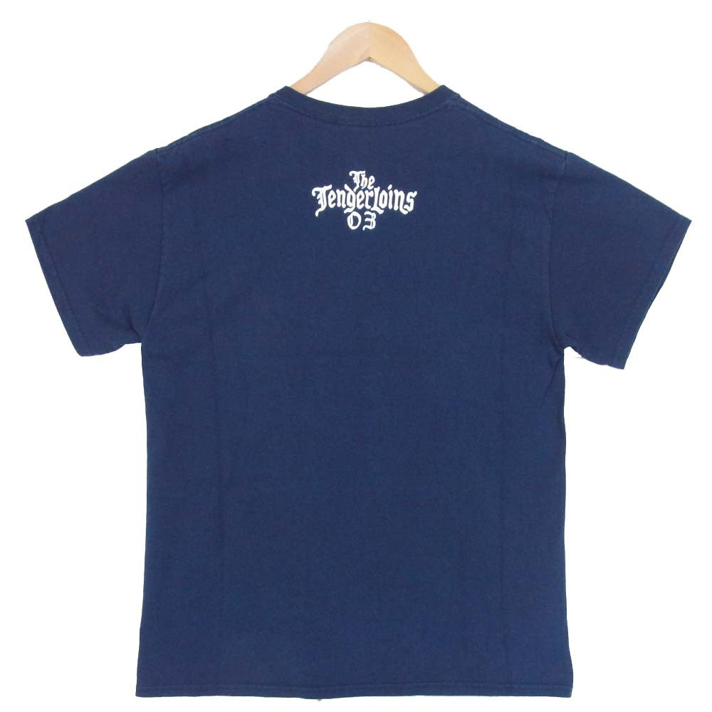 TENDERLOIN テンダーロイン T-TEE 本店限定 ロゴプリント Tシャツ ショートスリーブ 半袖 ネイビー系 M【中古】