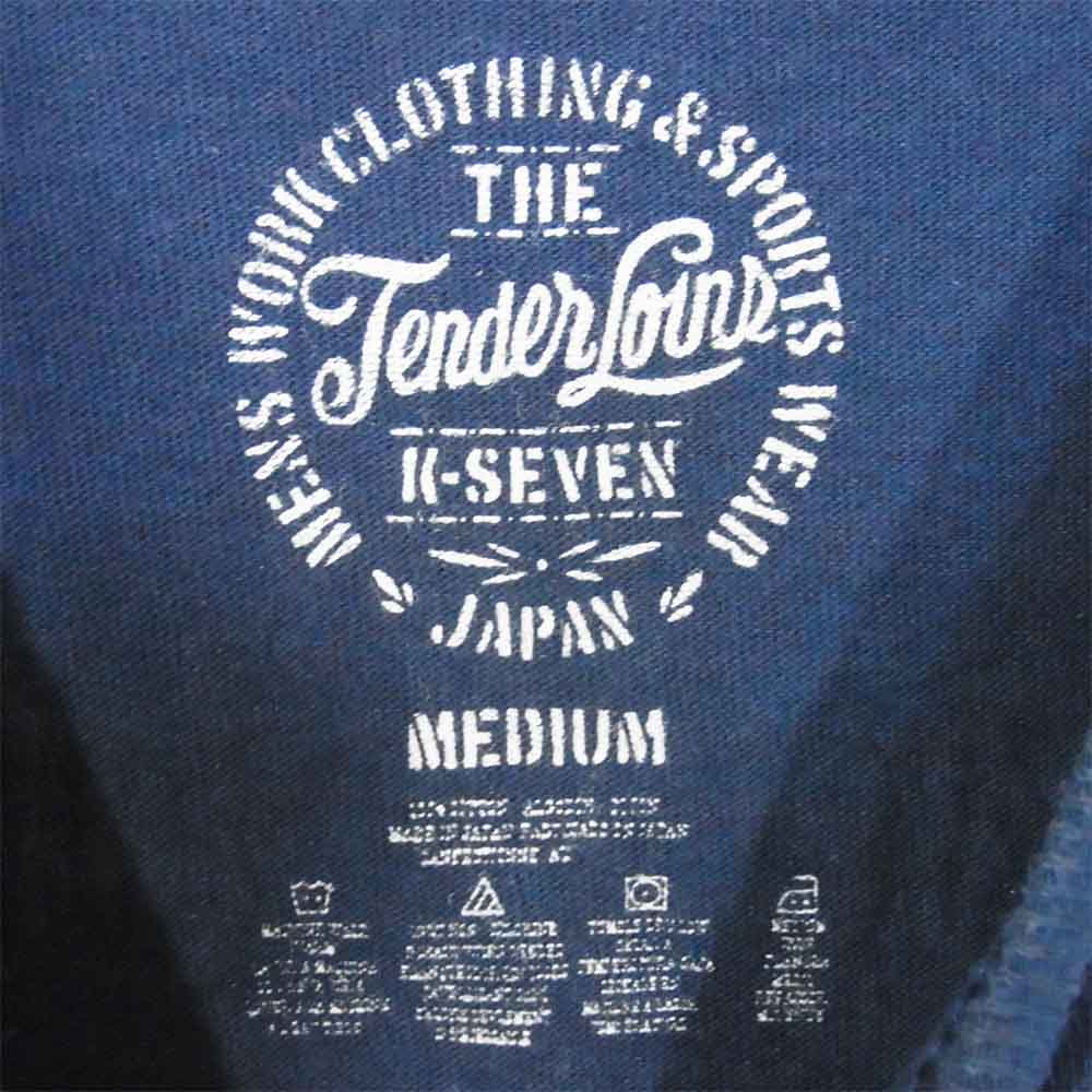 TENDERLOIN テンダーロイン T-TEE 本店限定 ロゴプリント Tシャツ ショートスリーブ 半袖 ネイビー系 M【中古】