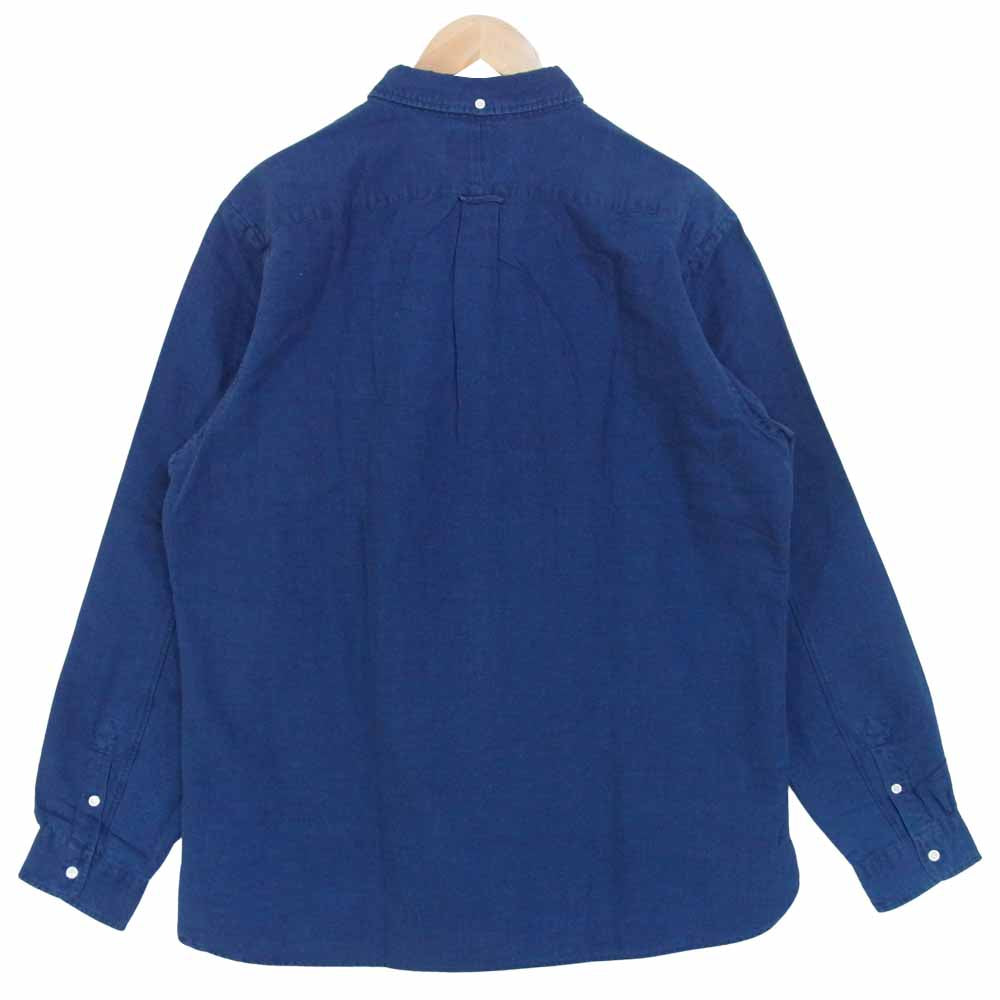 RRL ダブルアールエル ボタンダウン オックスフォード シャツ コットン インディゴブルー系 XL【中古】