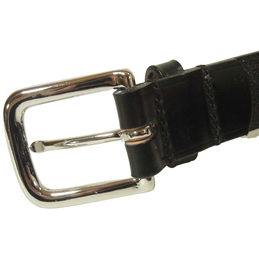 WHITE HOUSE COX ホワイトハウスコックス B2153 ブライドル レザー ベルト ブラック系【美品】【中古】