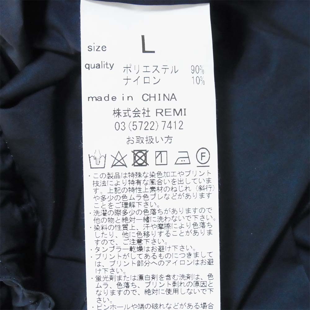 BRIEFING ブリーフィング REMI RELIEF レミレリーフ ショーツ ショート パンツ ダークネイビー系 L【中古】