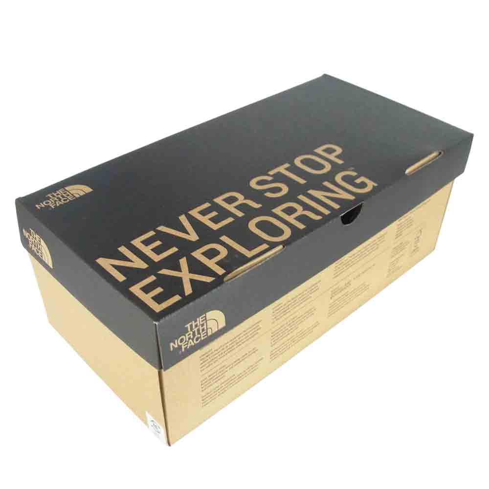 THE NORTH FACE ノースフェイス 21SS NF5100N PURPLE LABEL パープル レーベル Lounge Nuptse Sandal ラウンジ ヌプシ サンダル ブラック系 27cm【新古品】【未使用】【中古】