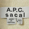 Sacai サカイ COEN-M27655 A.P.C アーペーセー プルオーバー パーカー ライトグレー系 XXS【極上美品】【中古】