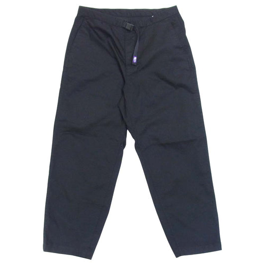 THE NORTH FACE ノースフェイス PURPLE LABEL NT5052N Stretch Twill Wide Tapered Pants ストレッチツイル ワイドテーパードパンツ ブラック系 34【美品】【中古】