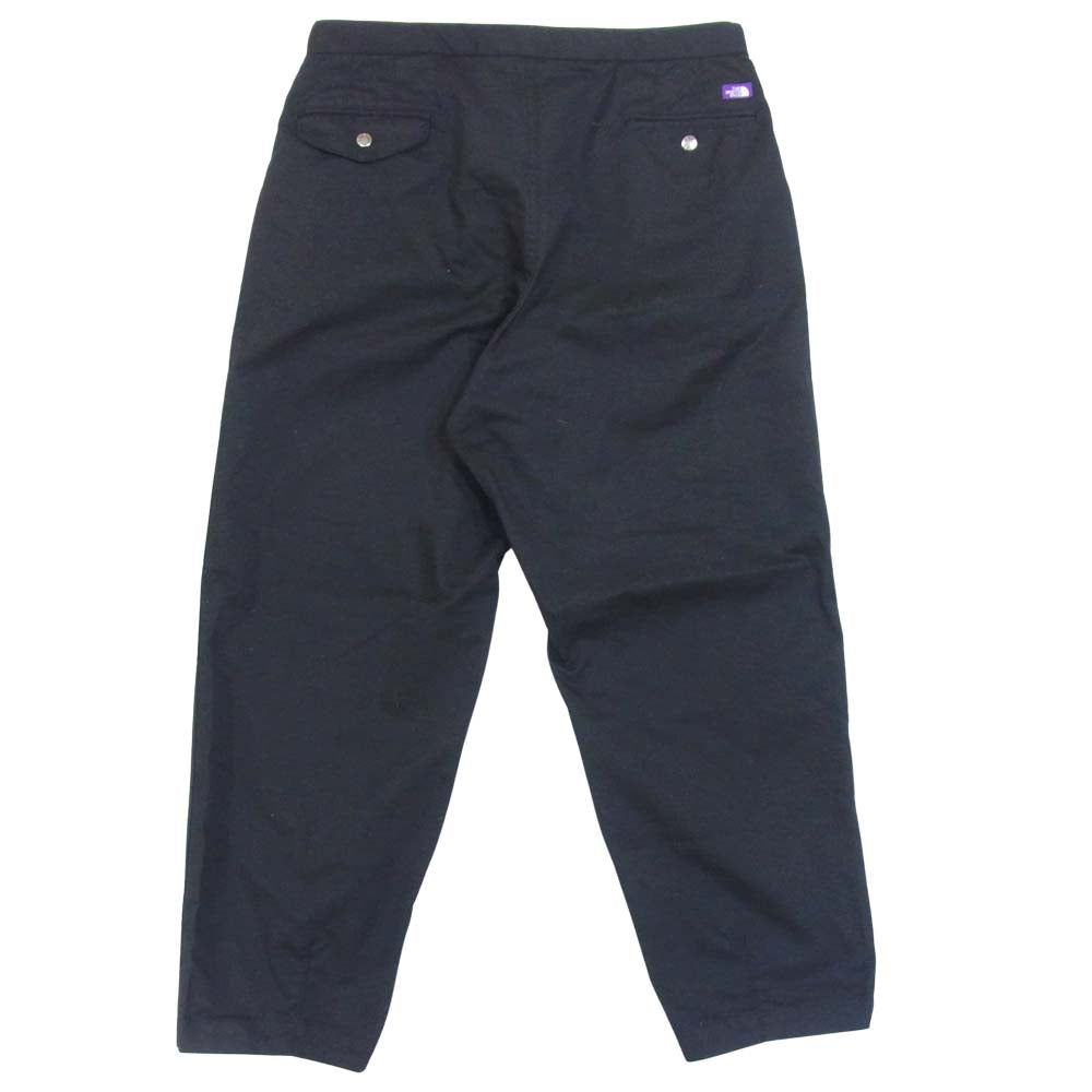 THE NORTH FACE ノースフェイス PURPLE LABEL NT5052N Stretch Twill Wide Tapered Pants ストレッチツイル ワイドテーパードパンツ ブラック系 34【美品】【中古】