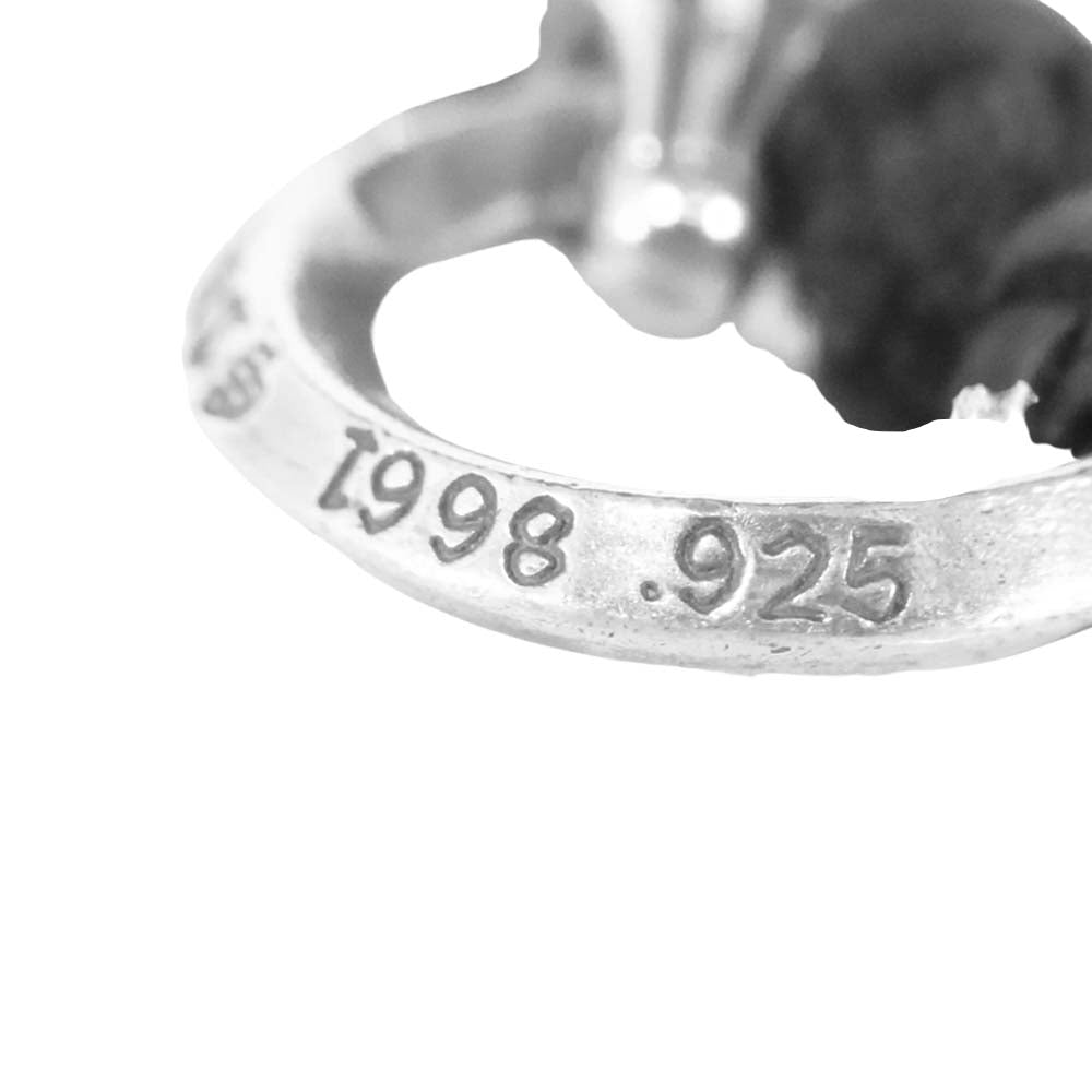 CHROME HEARTS クロムハーツ（原本無） BS FLUER BSフレア ペンダント レザーブレイド ネックレス シルバー系【中古】