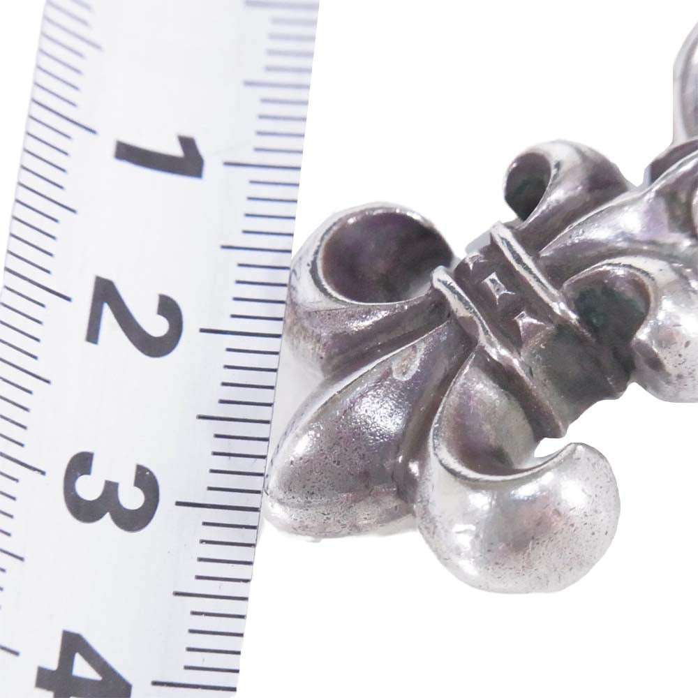CHROME HEARTS クロムハーツ（原本無） BS FLUER BSフレア ペンダント レザーブレイド ネックレス シルバー系【中古】