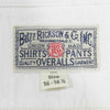 Buzz Rickson's バズリクソンズ ワーク シャツ 日本製 ワークシャツ コットン100％ ホワイト系 16-16 1/2【中古】