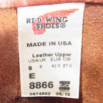 RED WING レッドウィング 8866 ペコス ブーツ ペコスブーツ UK8 EUR42 USA製 レッドブラウン系 US9E【中古】