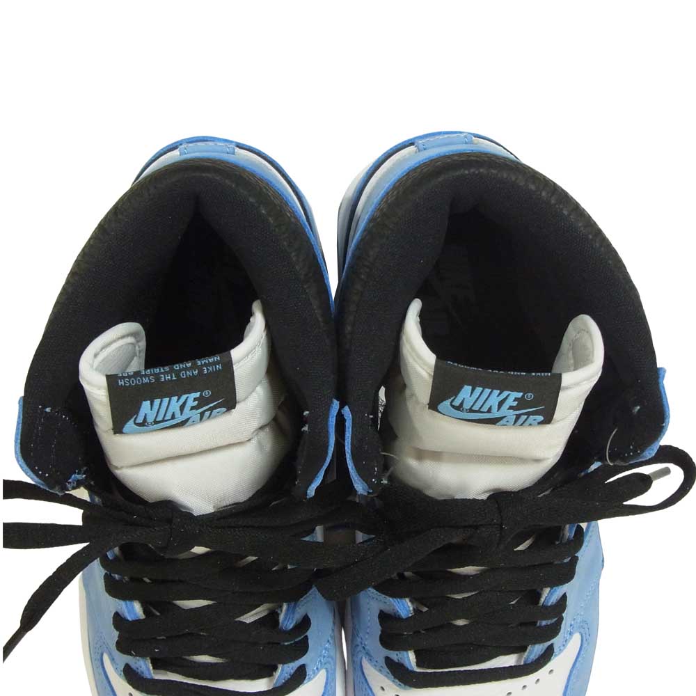 NIKE AIR JORDAN ナイキ ジョーダン 555088-134 国内正規品 1 RETRO HIGH OG 1 レトロ ハイ スニーカー ライトブルー系 26.5cm【新古品】【未使用】【中古】