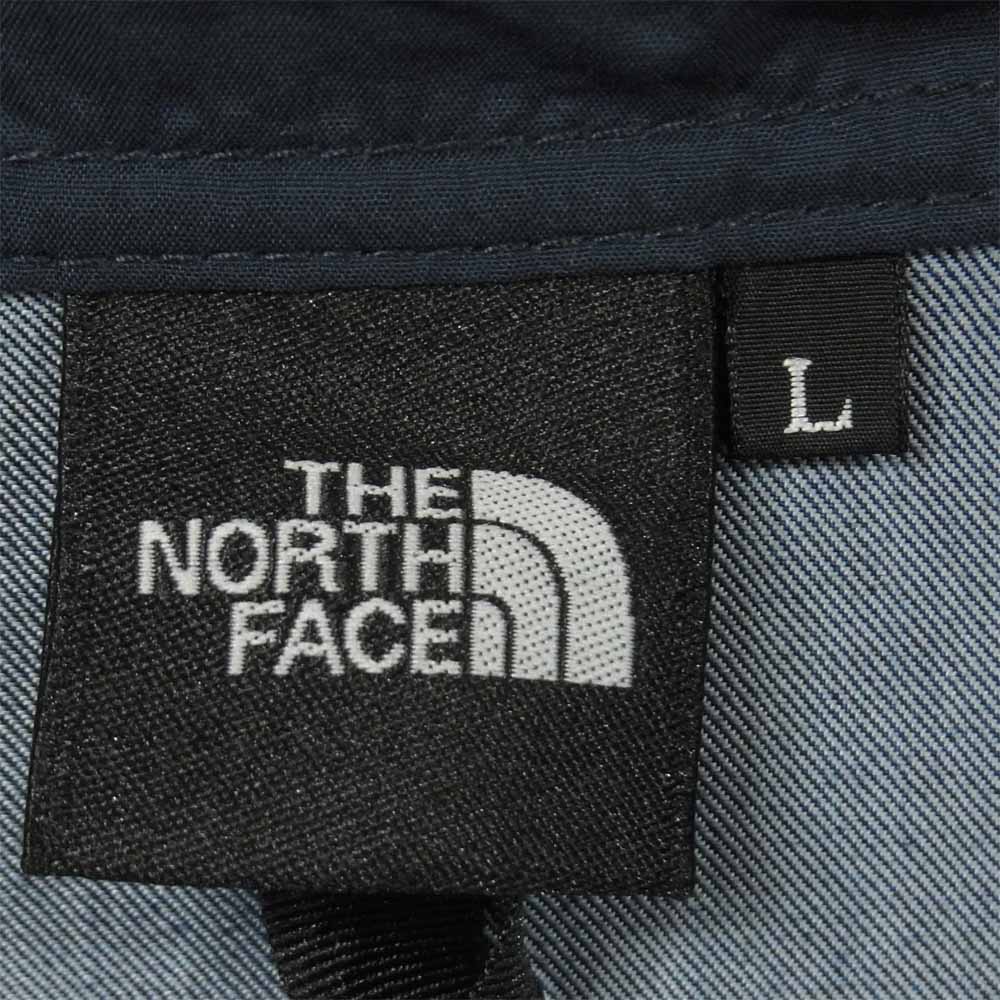 THE NORTH FACE ノースフェイス NP22136 国内正規品 Nylon Denim Compact Jacket ナイロン デニム コンパクト ジャケット インディゴブルー系 L【新古品】【未使用】【中古】
