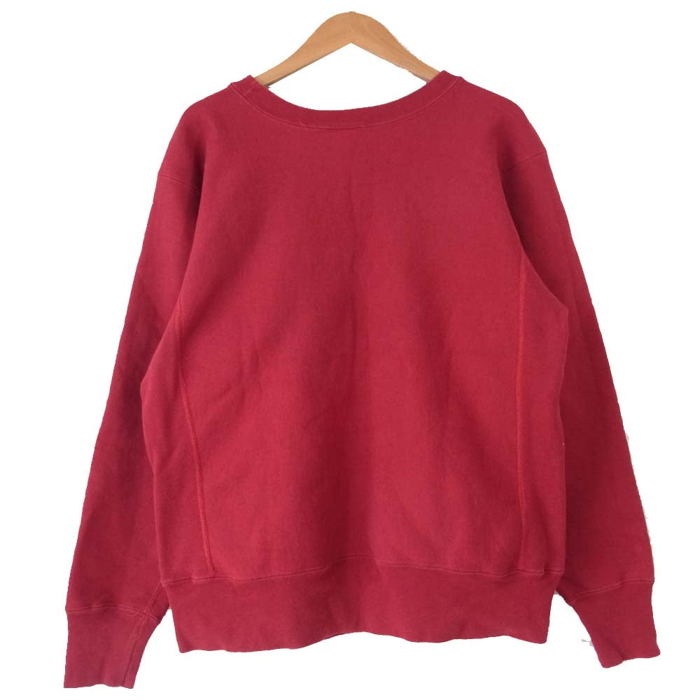 Champion チャンピオン Reverse Weave リバースウィーブ 赤単タグ 復刻 クルーネック レッド系 L【中古】