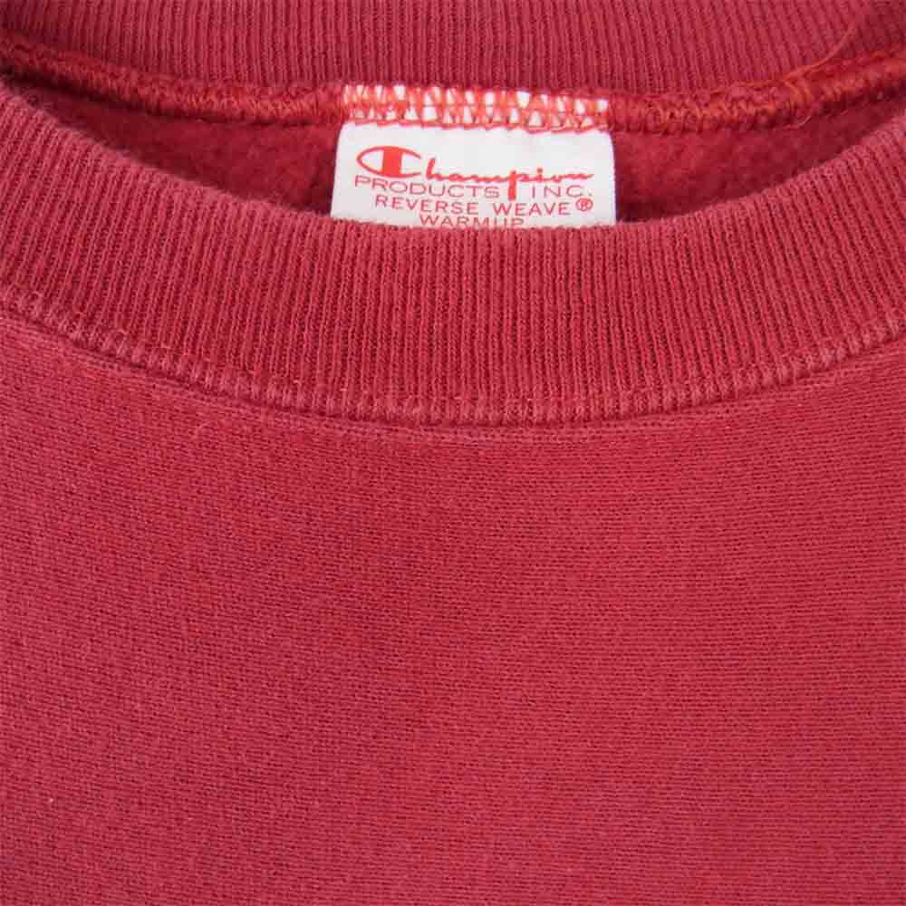 Champion チャンピオン Reverse Weave リバースウィーブ 赤単タグ 復刻 クルーネック レッド系 L【中古】