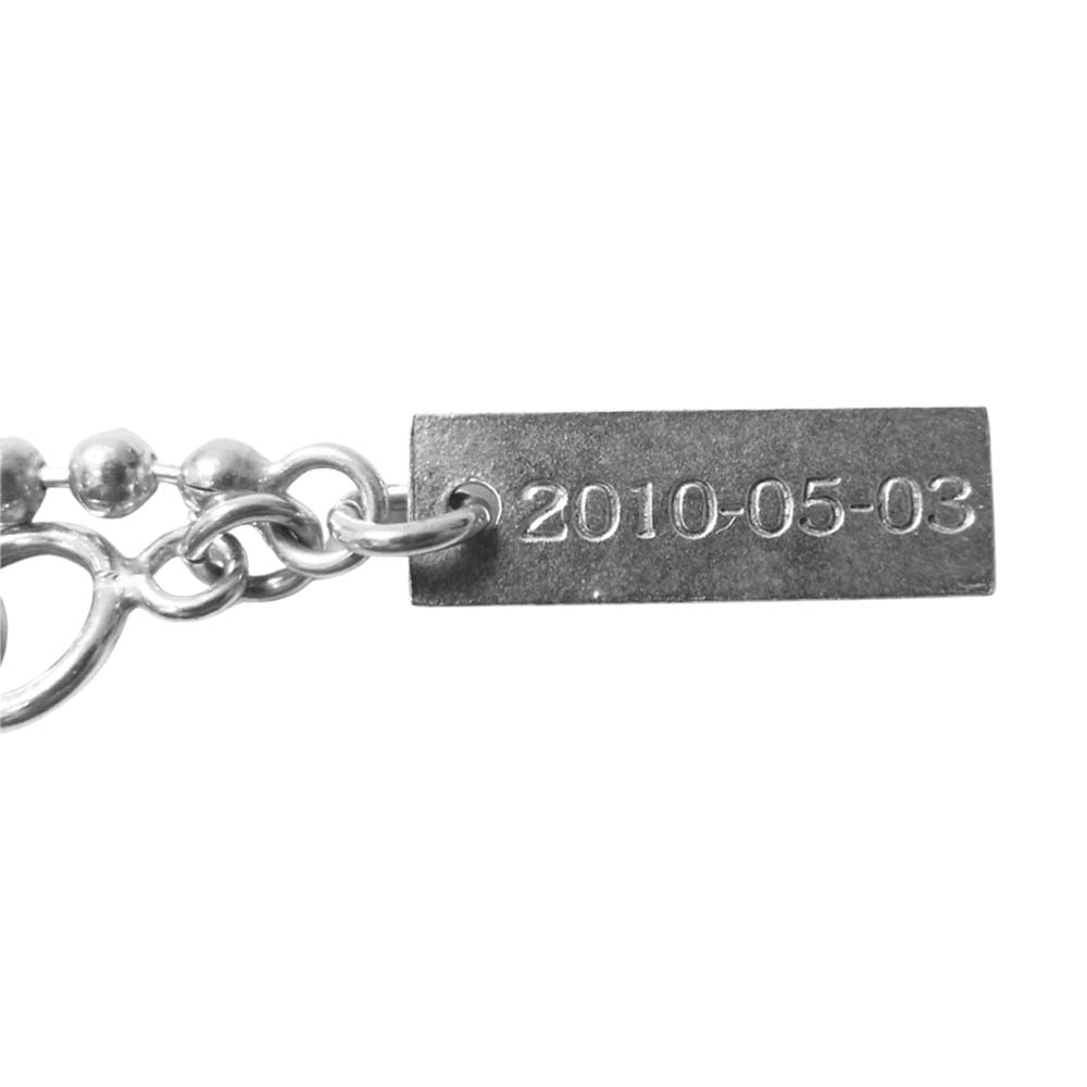 POST OVERALLS ポストオーバーオールズ River別注 DOUGHNUT PENDANT ドーナツ ペンダント ネックレス シルバー系【美品】【中古】
