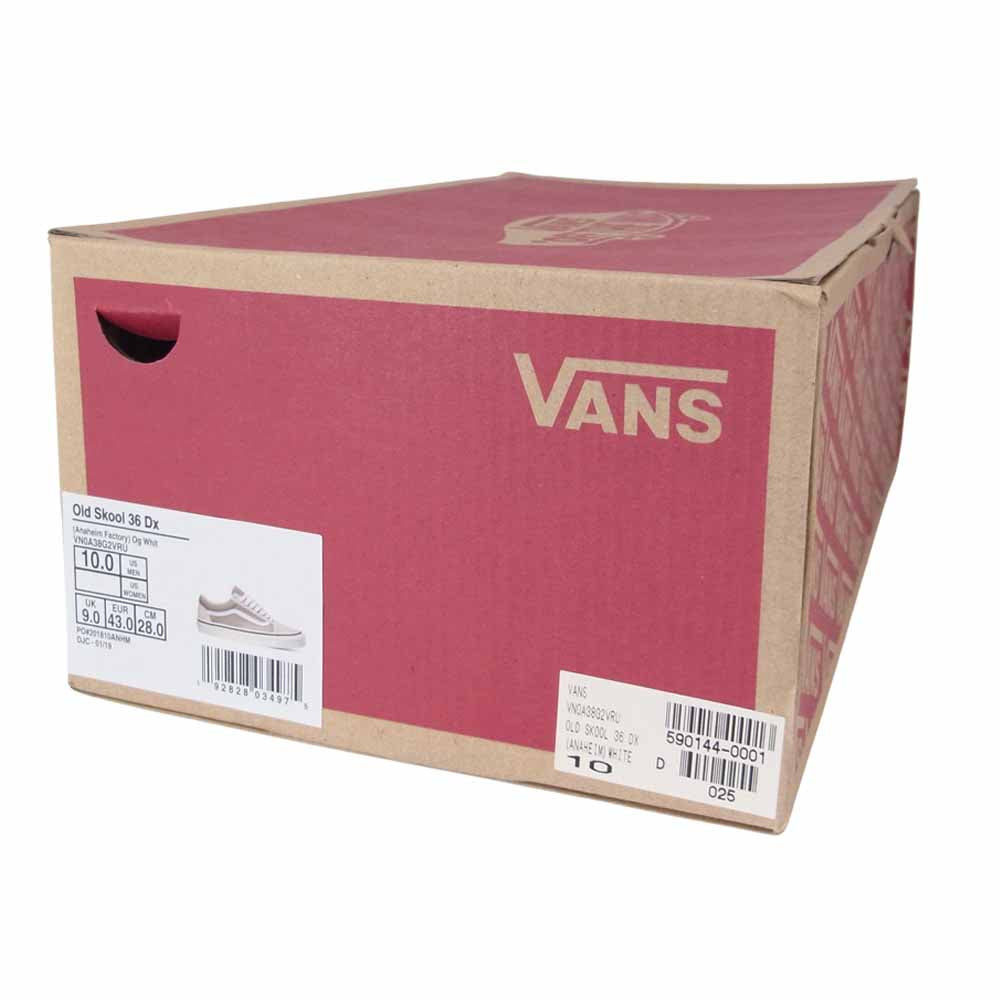 VANS バンズ Anaheim Factory Old Skool 36 Dx アナハイム ファクトリー オールドスクール デラックス ベージュ系 28【極上美品】【中古】