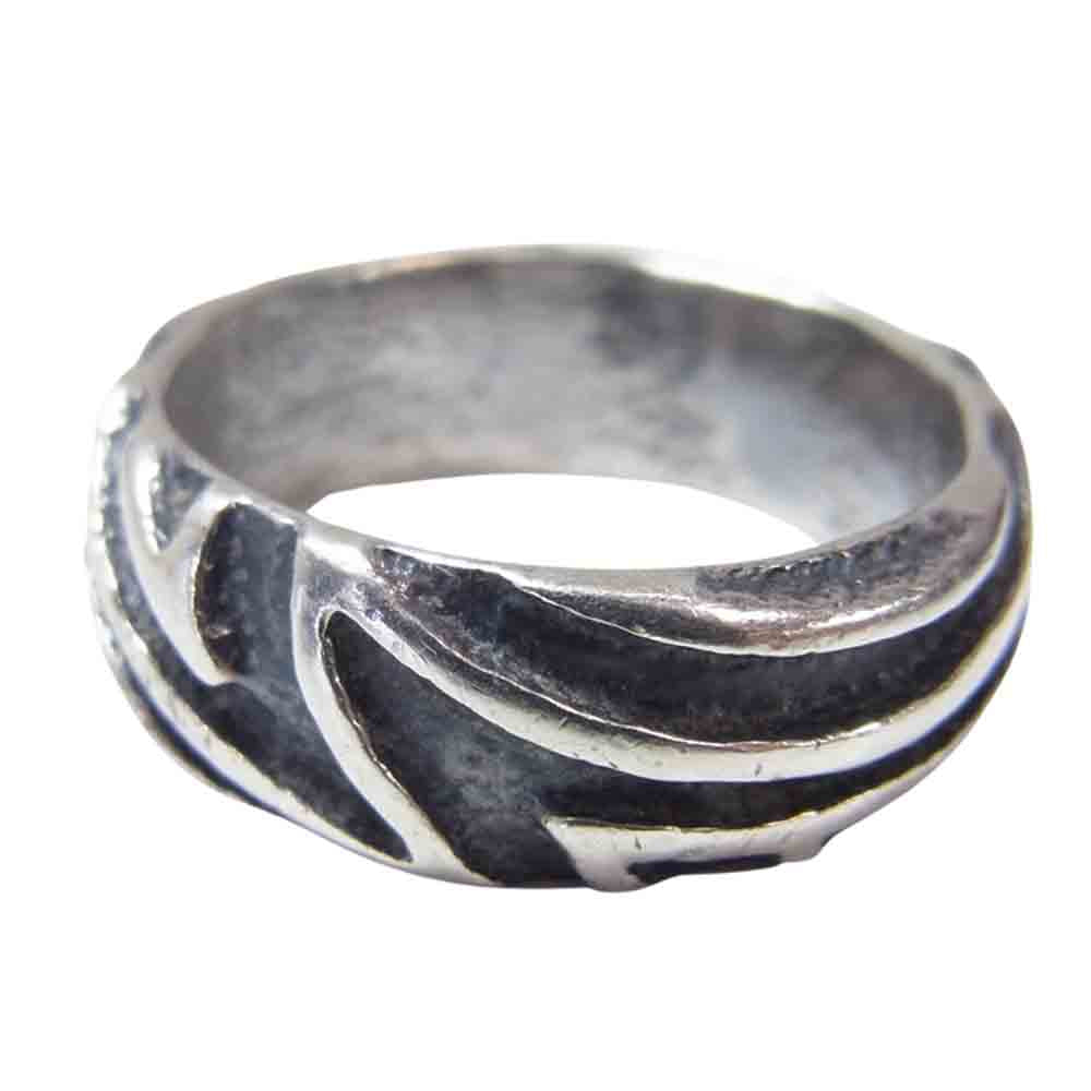 ジャレッド チャベス Tufa Cast Ring トゥファ ストーン キャスト リング サンフェリペ族 シルバー系 18【中古】