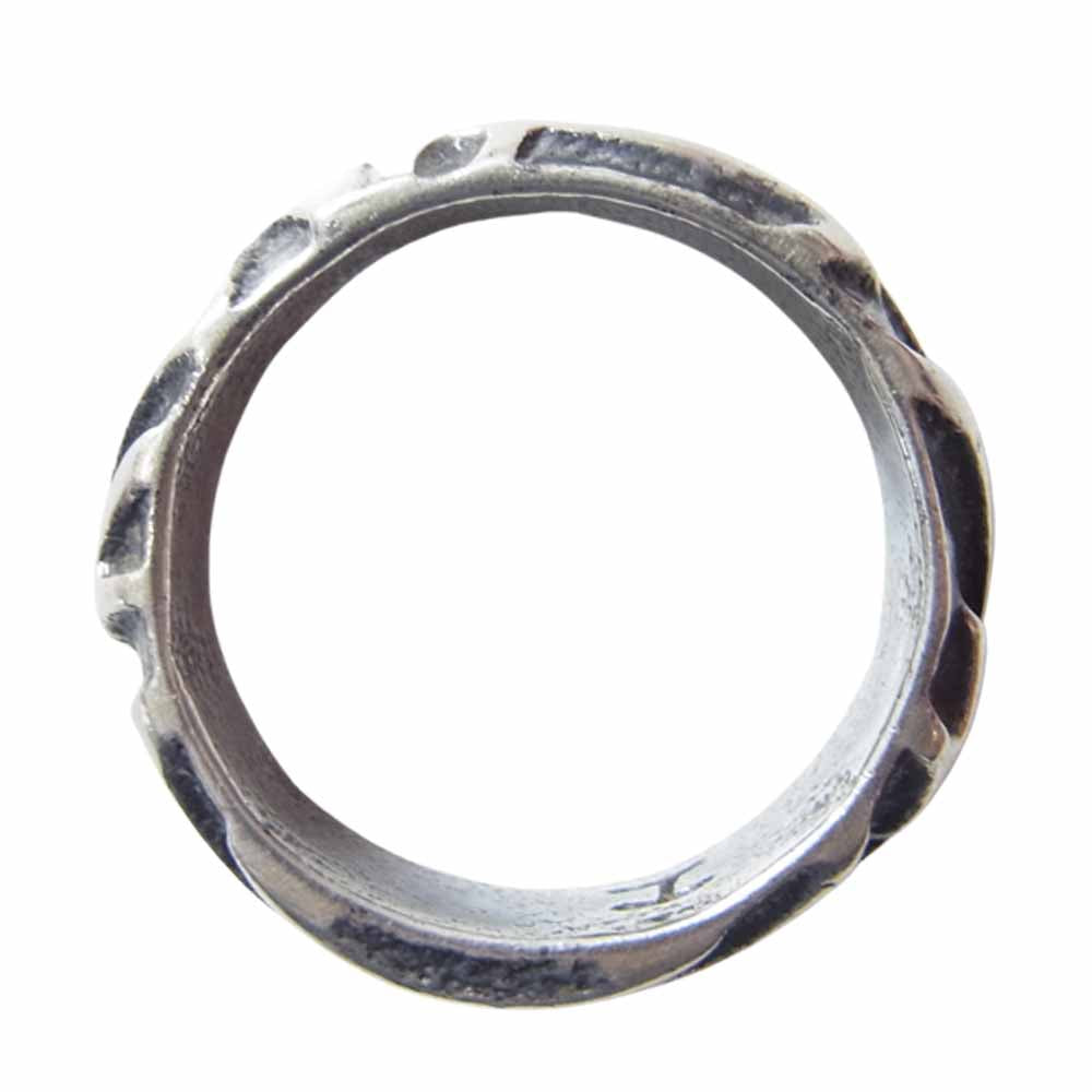 ジャレッド チャベス Tufa Cast Ring トゥファ ストーン キャスト リング サンフェリペ族 シルバー系 18【中古】