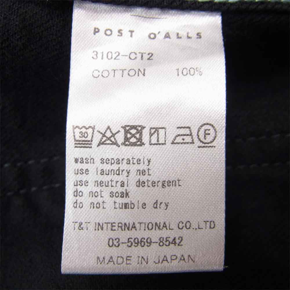 POST OVERALLS ポストオーバーオールズ El Ranchero 2 ジャケット ブラック系 M【中古】