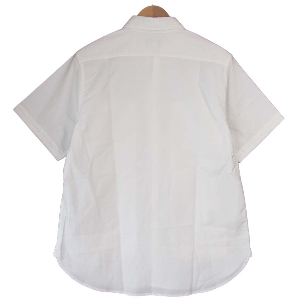 SASAFRAS ササフラス SF-201659 Feel Sun Half 1/2 Oxford フィール サン ハーフ　オックスフォード 半袖 シャツ ホワイト系 S【新古品】【未使用】【中古】