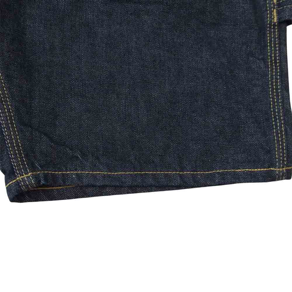 SASAFRAS ササフラス SF-191459 Fall Leaf Gardener Pants 1/2 13.5 oz Denim フォール リーフ ガーデナー デニム ショート パンツ インディゴブルー系 S【新古品】【未使用】【中古】