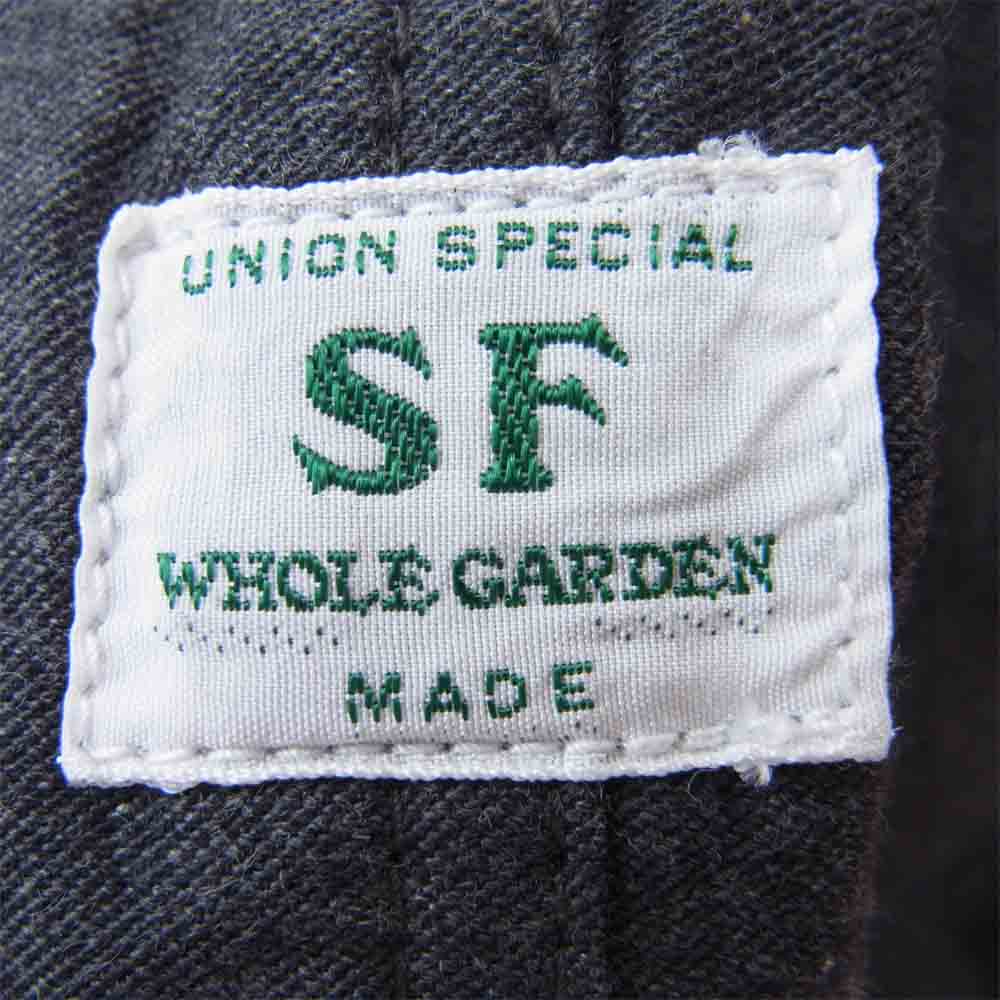 SASAFRAS ササフラス SF-201722 Fall Leaf Sprayer Pants Black Satin フォール リーフ スプレイヤー ブラックサテン パンツ チャコール系 S【新古品】【未使用】【中古】