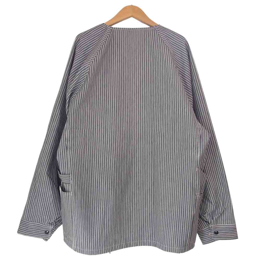 SASAFRAS ササフラス Gardenia EZ Jacket ガーデニア イージー ジャケット 紺×白 XL【新古品】【未使用】【中古】