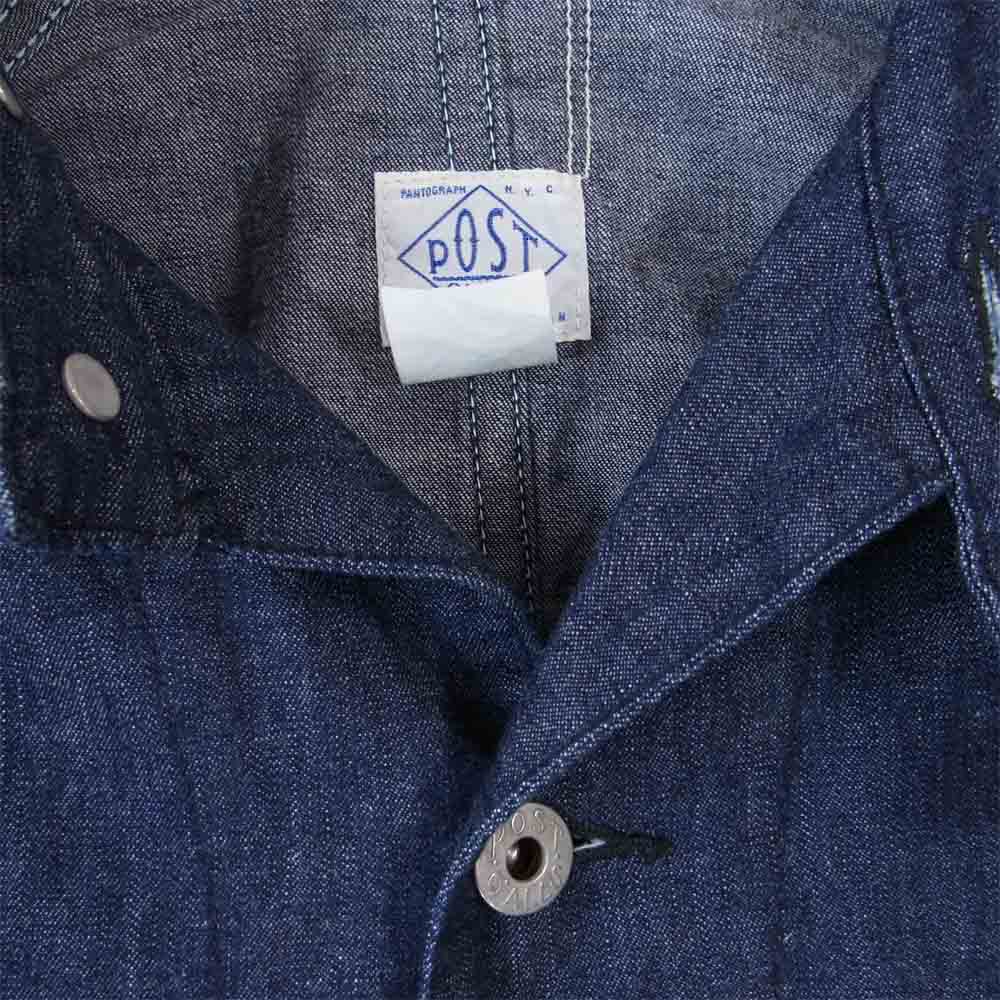 POST OVERALLS ポストオーバーオールズ POST42 ポスト42 5oz Blue Denim デニム ジャケット インディゴブルー系 S【新古品】【未使用】【中古】