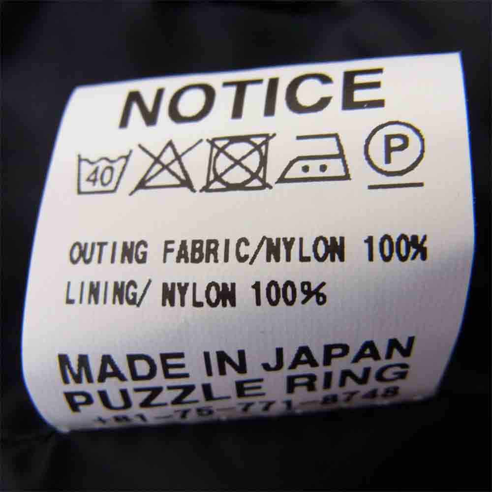 SASAFRAS ササフラス SF-201697 Fall Leaf Coat ＋ Nylon Twill フォール リーフ ナイロン ツイル コート ブラック系 S【新古品】【未使用】【中古】