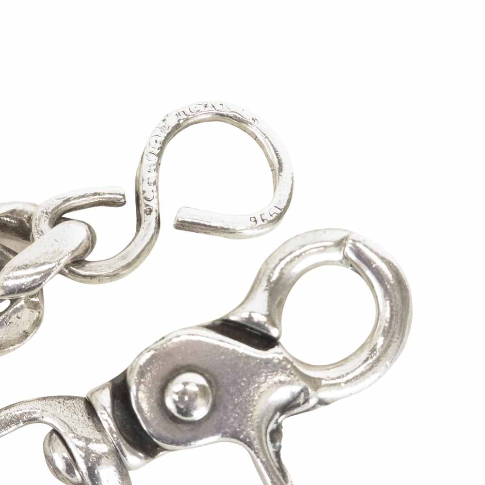 CHROME HEARTS クロムハーツ（原本無） 1クリップ クラシックリンク ロング ウォレットチェーン シルバー系【中古】
