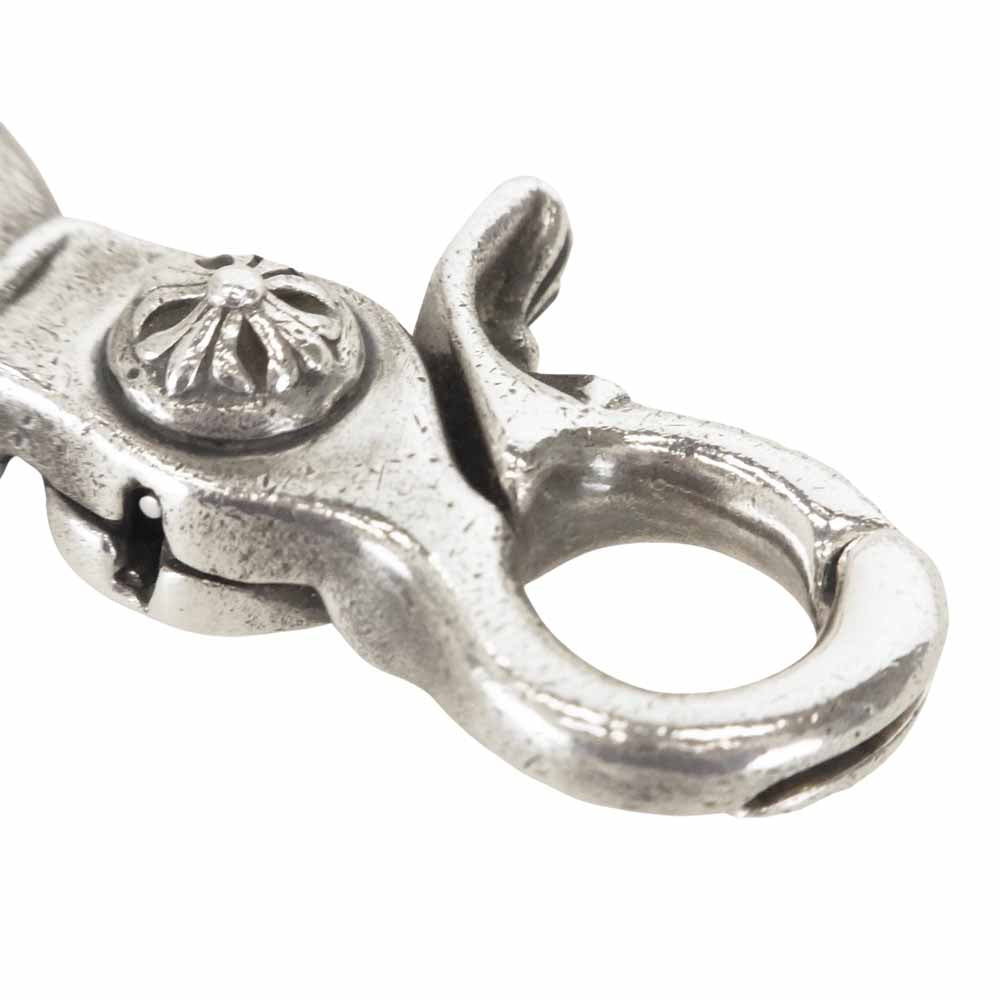 CHROME HEARTS クロムハーツ（原本無） 1クリップ クラシックリンク ロング ウォレットチェーン シルバー系【中古】