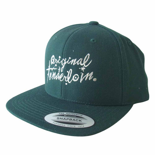 TENDERLOIN テンダーロイン 19AW  CAP DLR 6パネル スナップバック ベースボール キャップ グリーン系【中古】