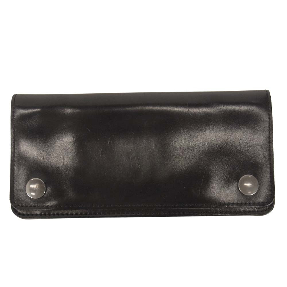TENDERLOIN テンダーロイン 13AW × ポーター PORTER 本店限定 T-WALLET CORDOVAN コードバン ロング ウォレット ブラック系【中古】