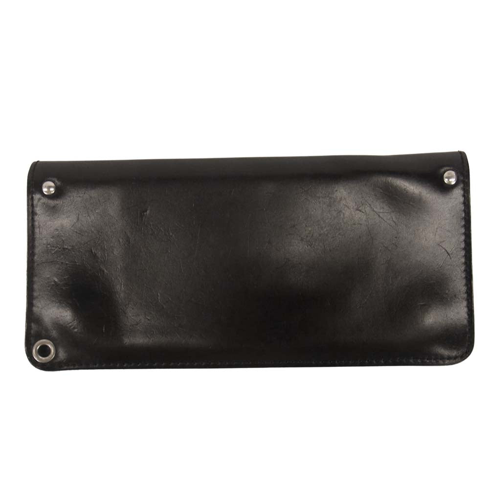 TENDERLOIN テンダーロイン 13AW × ポーター PORTER 本店限定 T-WALLET CORDOVAN コードバン ロング ウォレット ブラック系【中古】
