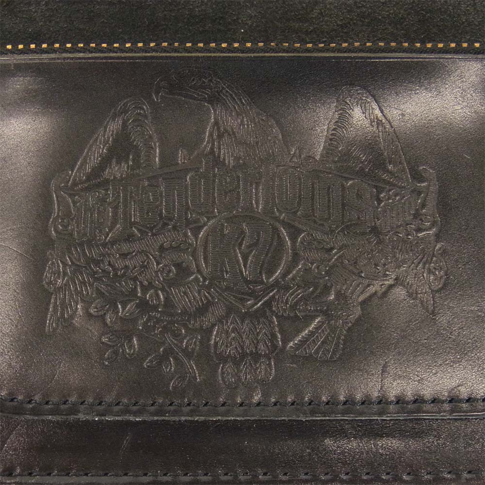 TENDERLOIN テンダーロイン 13AW × ポーター PORTER 本店限定 T-WALLET CORDOVAN コードバン ロング ウォレット ブラック系【中古】