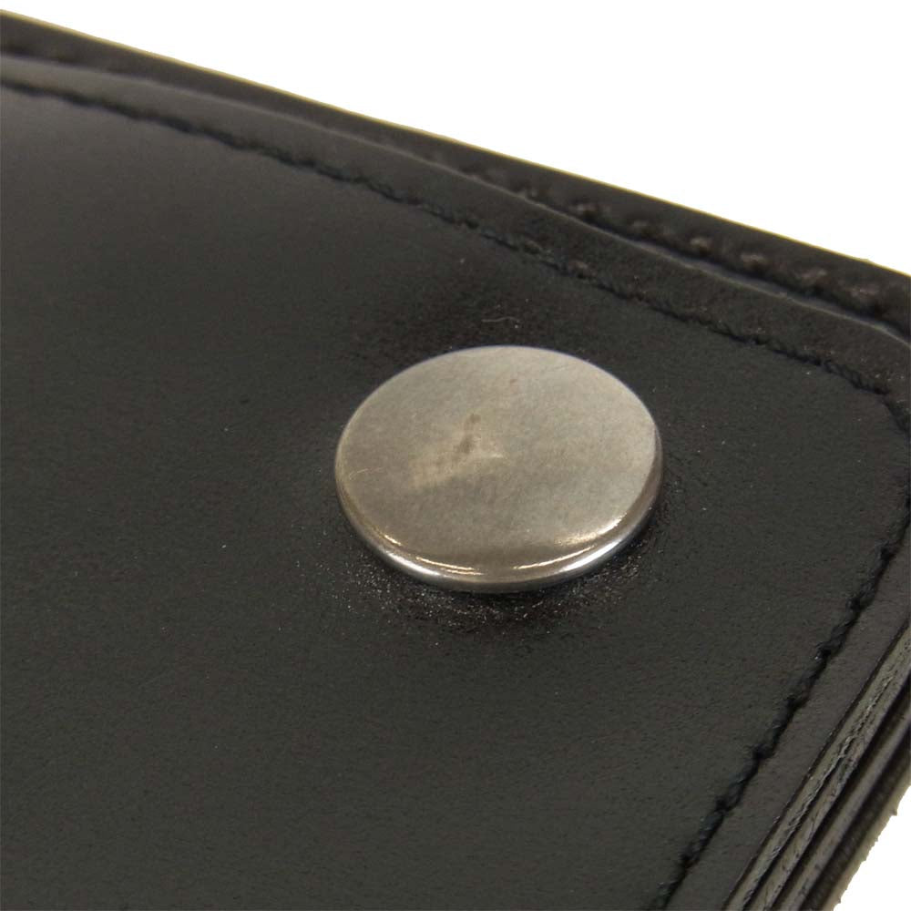 TENDERLOIN テンダーロイン 13AW × ポーター PORTER 本店限定 T-WALLET CORDOVAN コードバン ロング ウォレット ブラック系【中古】