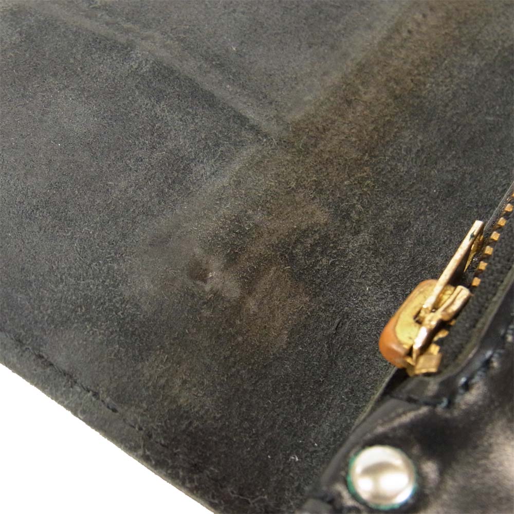 TENDERLOIN テンダーロイン 13AW × ポーター PORTER 本店限定 T-WALLET CORDOVAN コードバン ロング ウォレット ブラック系【中古】