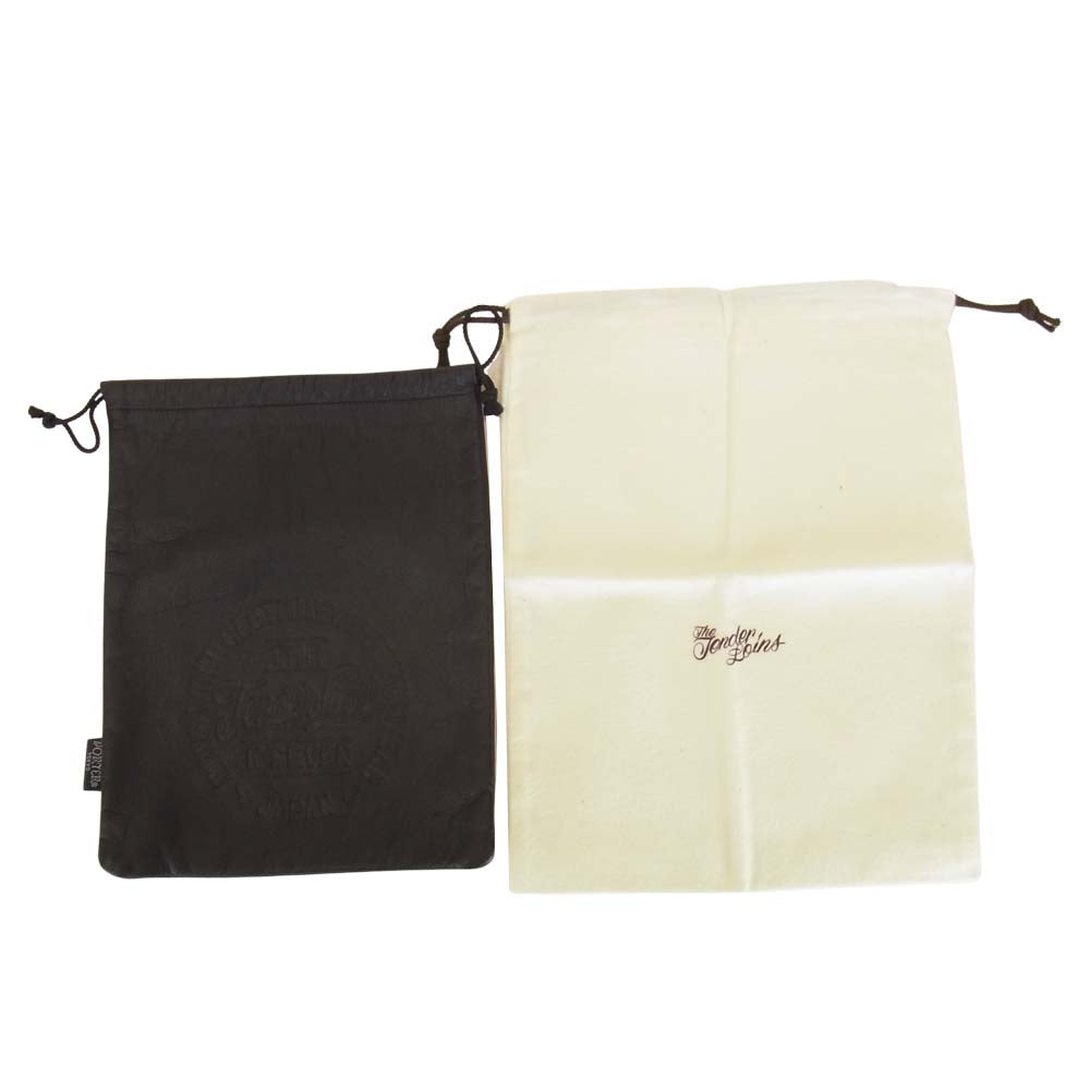 TENDERLOIN テンダーロイン 13AW × ポーター PORTER 本店限定 T-WALLET CORDOVAN コードバン ロング ウォレット ブラック系【中古】