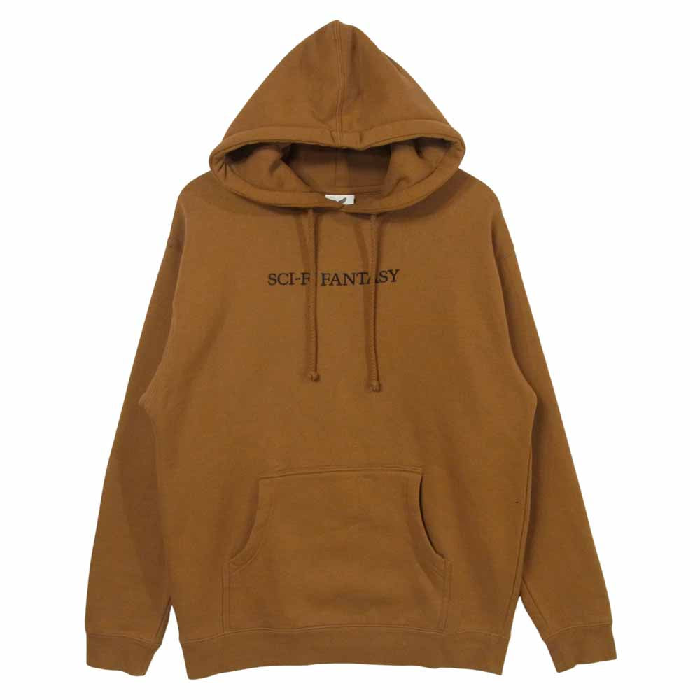 サイエンスファンタジー Logo Hood ロゴ プルオーバー パーカー ブラウン系 M【中古】