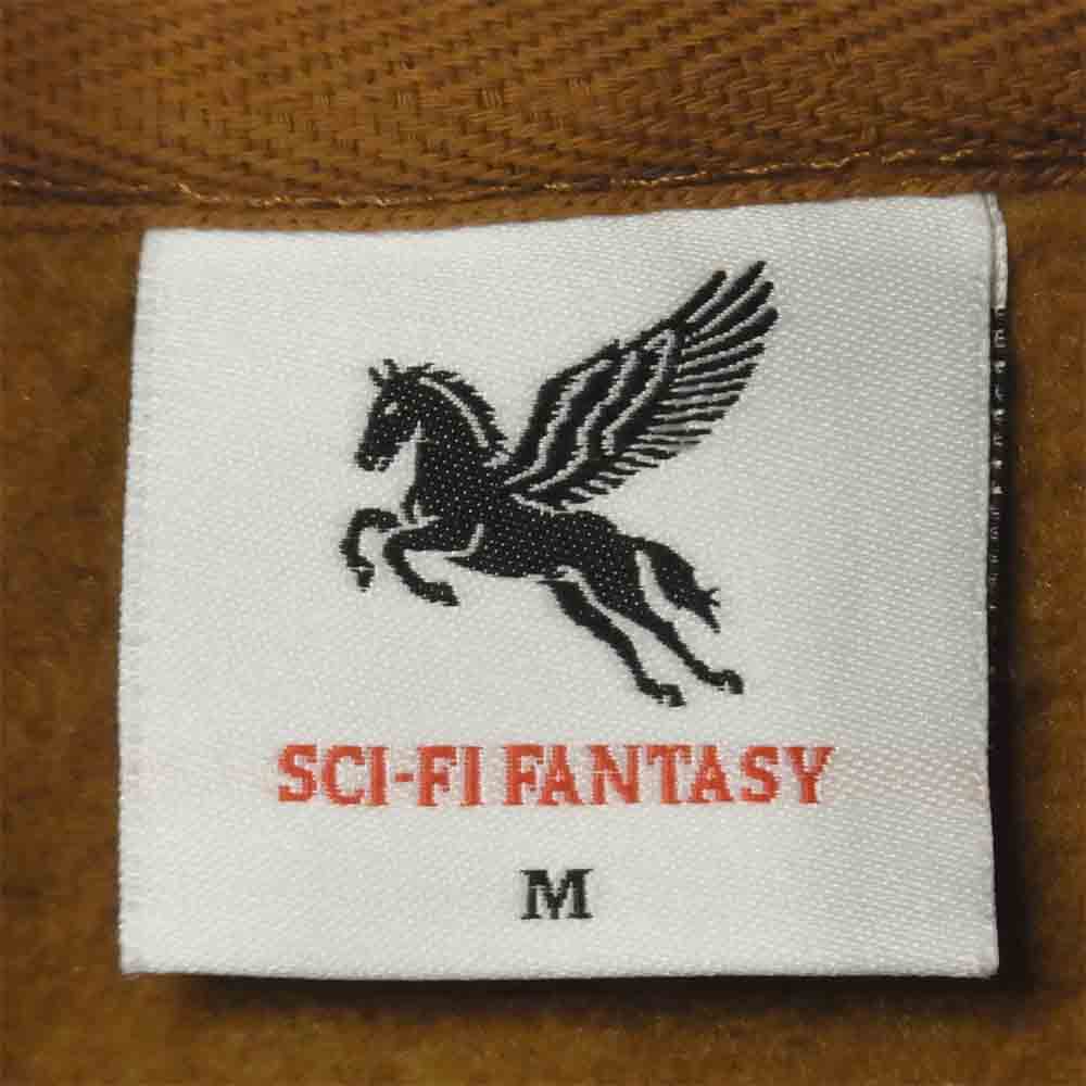 サイエンスファンタジー Logo Hood ロゴ プルオーバー パーカー ブラウン系 M【中古】