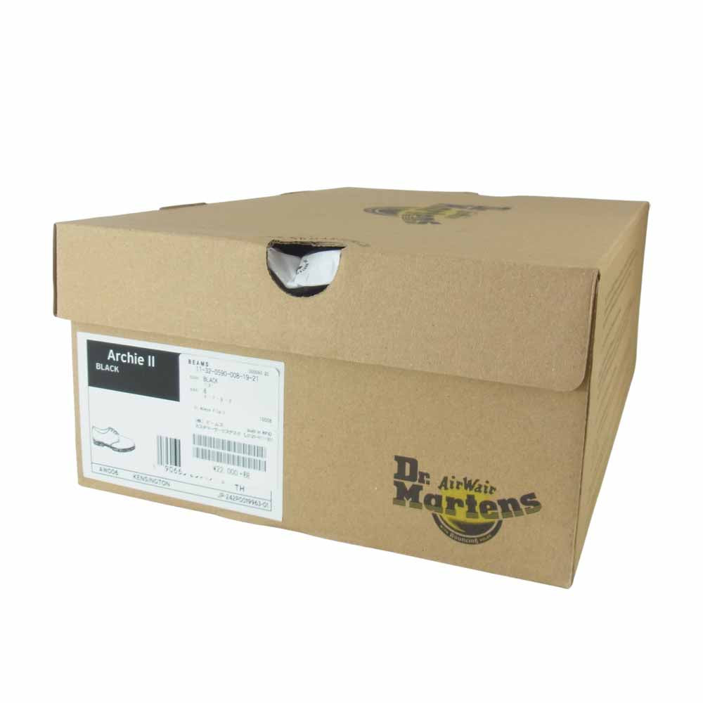 Dr.Martens ドクターマーチン BEAMS別注 Archie Ⅱ オックスフォードシューズ ブラック系 8【中古】