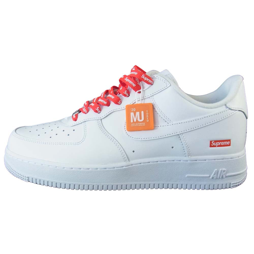 Supreme シュプリーム 20SS CU9225-100 × NIKE AIR FORCE 1 LOW ナイキ エアフォース 1 ホワイト系 28.5【新古品】【未使用】【中古】