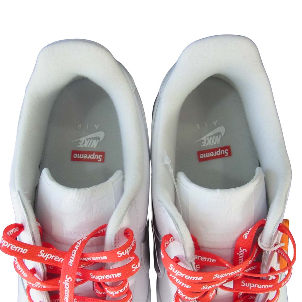 Supreme シュプリーム 20SS CU9225-100 × NIKE AIR FORCE 1 LOW ナイキ エアフォース 1 ホワイト系 28.5【新古品】【未使用】【中古】