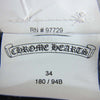 CHROME HEARTS クロムハーツ（原本無） 国内正規品 クロスボール ボタン ハーフ ショート パンツ ネイビー系 34【中古】