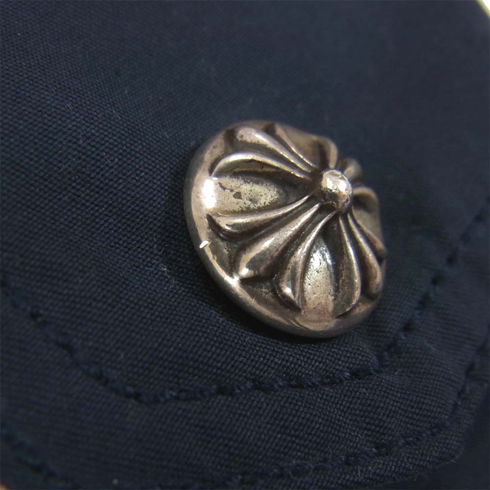 CHROME HEARTS クロムハーツ（原本無） 国内正規品 クロスボール ボタン ハーフ ショート パンツ ネイビー系 34【中古】