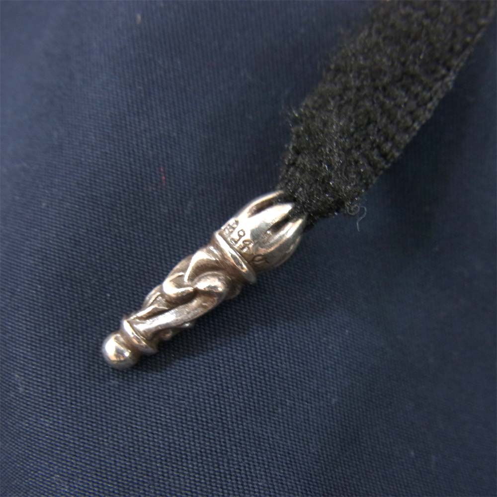 CHROME HEARTS クロムハーツ（原本無） 国内正規品 クロスボール ボタン ハーフ ショート パンツ ネイビー系 34【中古】