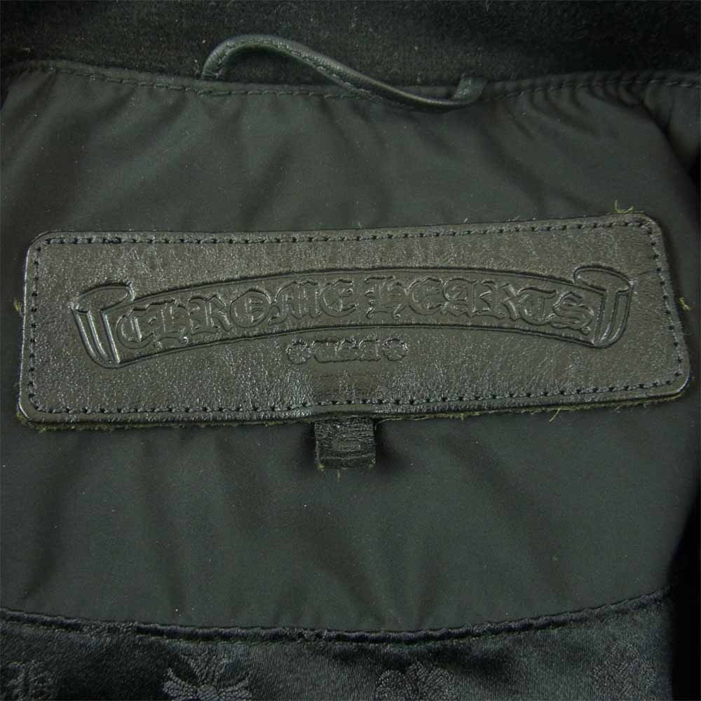 CHROME HEARTS クロムハーツ（原本無） 国内正規品 CLSSC BMBR STN DSMG MA-1 リブ カシミヤ ダガー ジップ ボンバー ブルゾン L（JVP） ブラック系 L【中古】