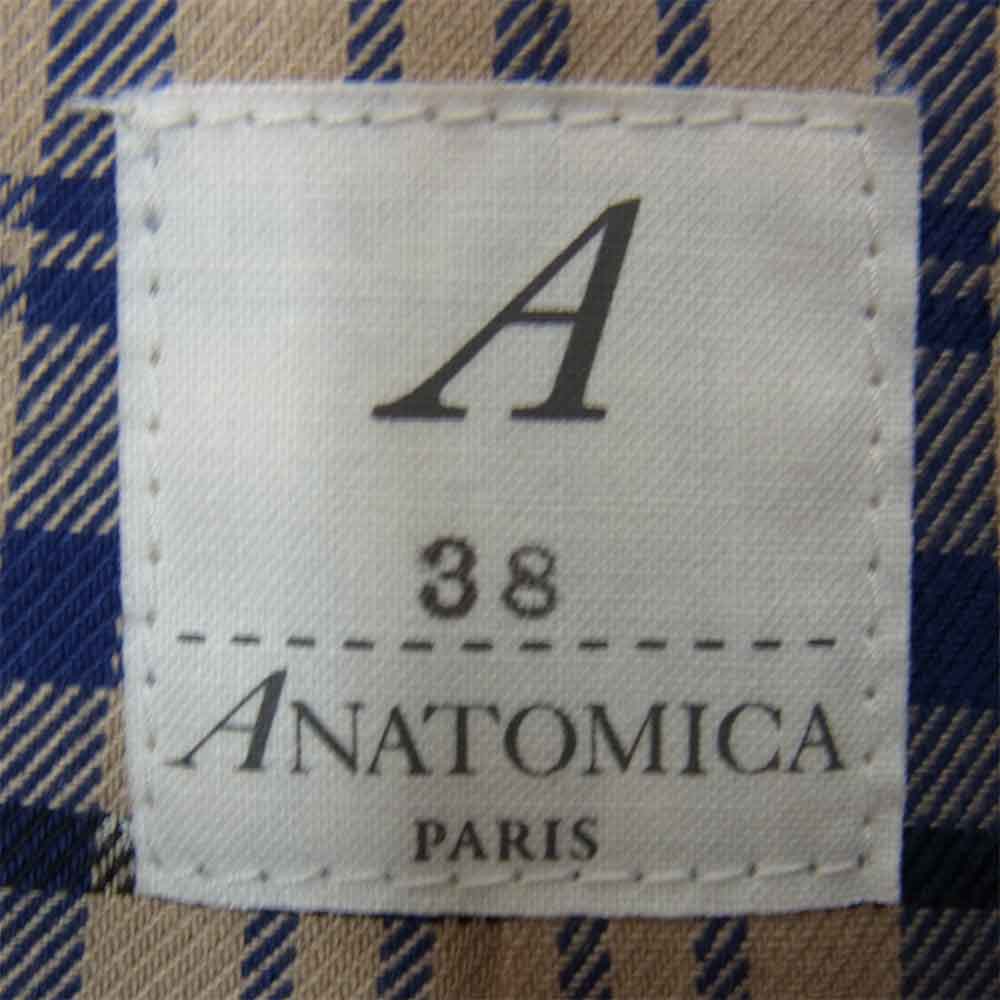 アナトミカ 530-502-06 TRENCH COAT VENTILE ベンタイル トレンチコート ネイビー系 38【極上美品】【中古】