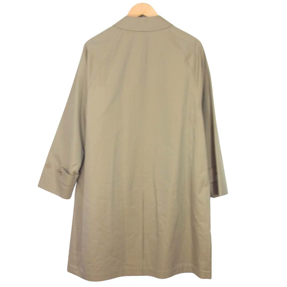 アナトミカ 20SS 530-542-01 SINGLE RAGLAN 1 S-PROOFED GABARDINE ラグラン コート ベージュ系 38【新古品】【未使用】【中古】
