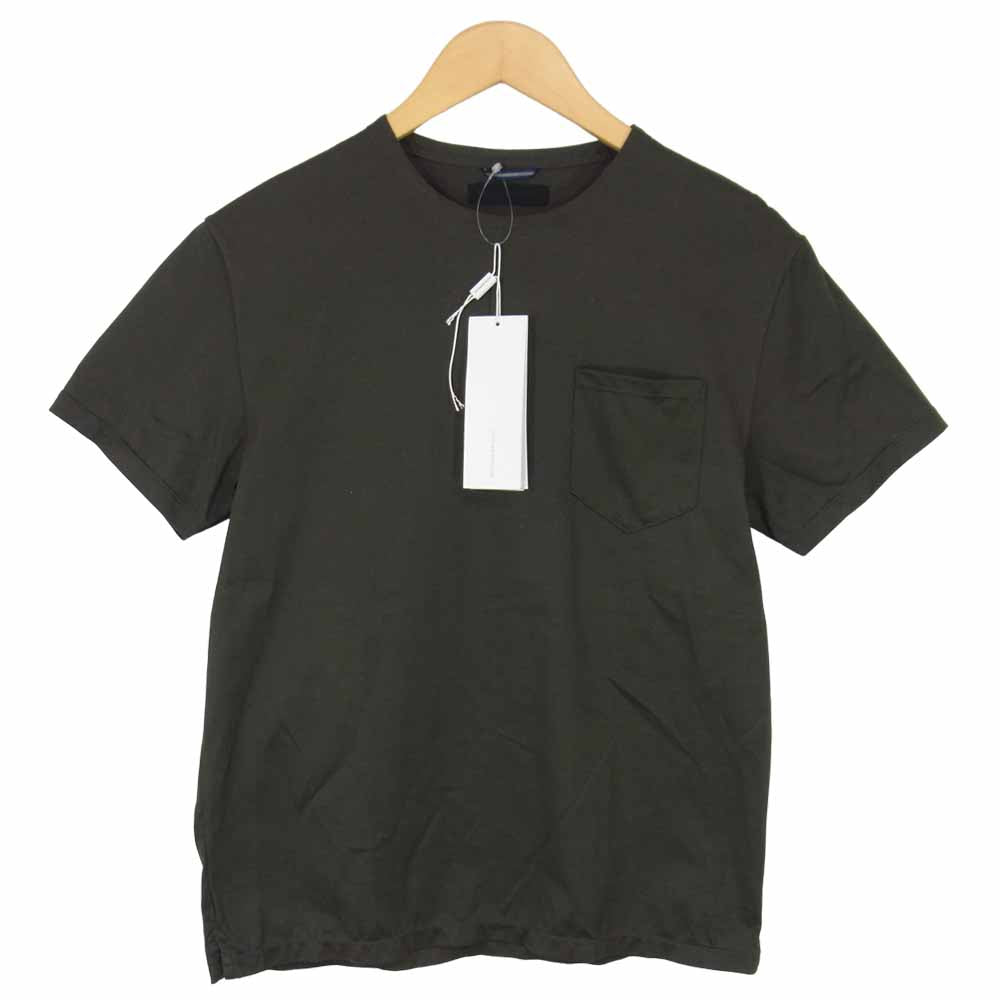 junhashimoto ジュンハシモト 1101910009 POCKET T ポケット Tシャツ カーキ系 2【中古】