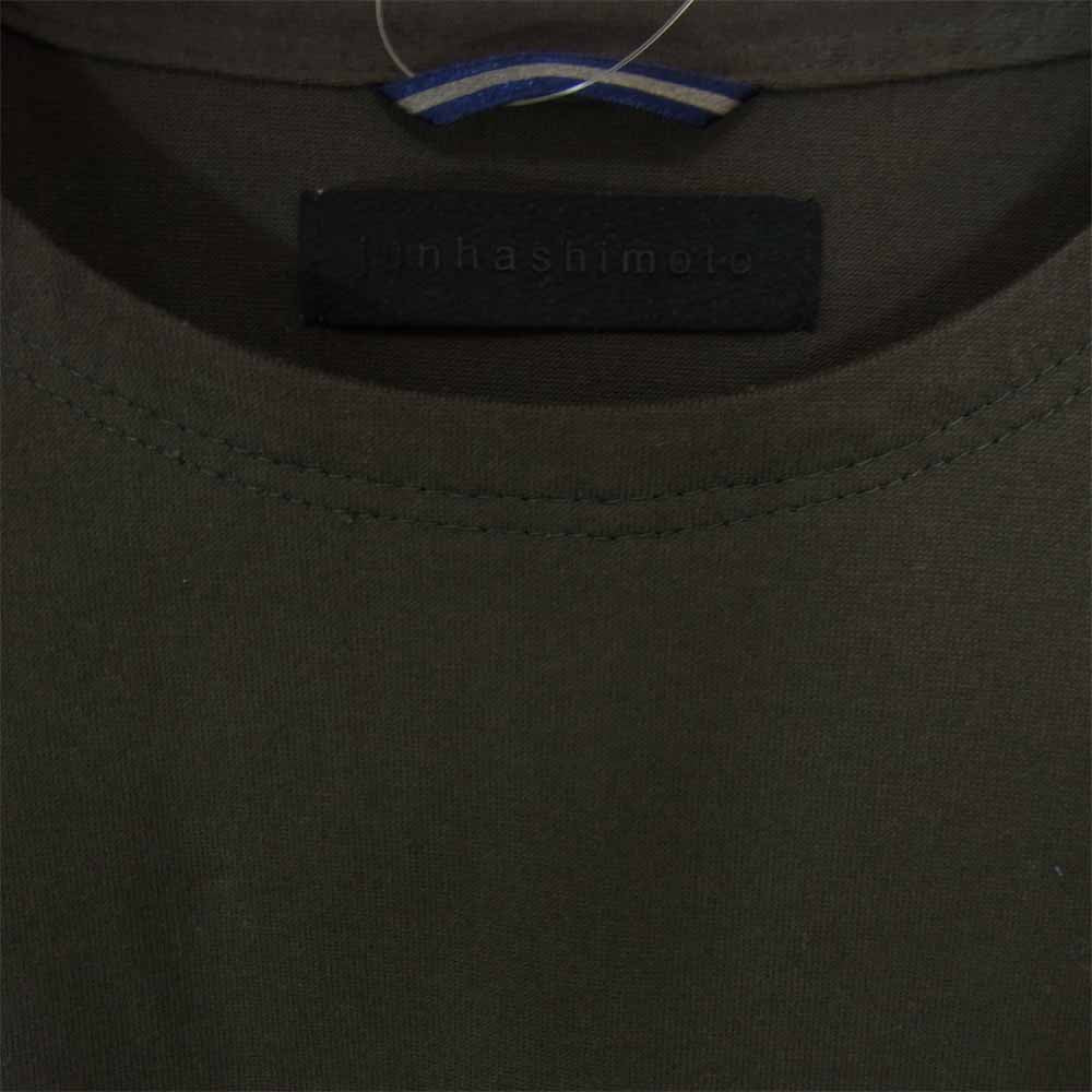 junhashimoto ジュンハシモト 1101910009 POCKET T ポケット Tシャツ カーキ系 2【中古】